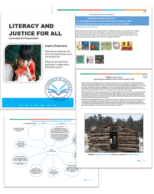 Literacy & Justice Bundle: Holidays and Celebrations (Preschoolers)