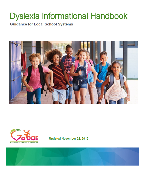 Dyslexia Informational Handbook for Teachers