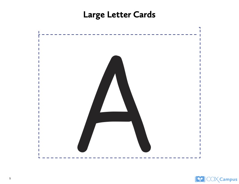 Large Letter Cards