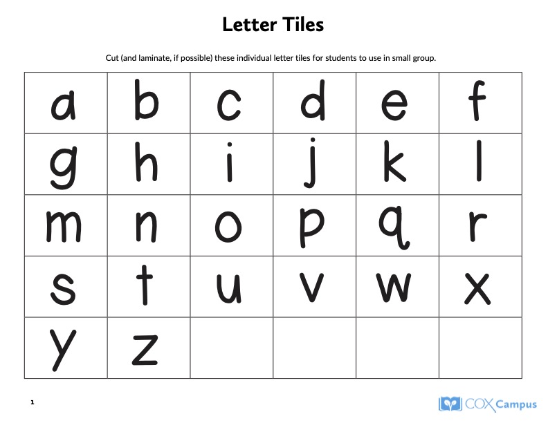 Letter Tiles