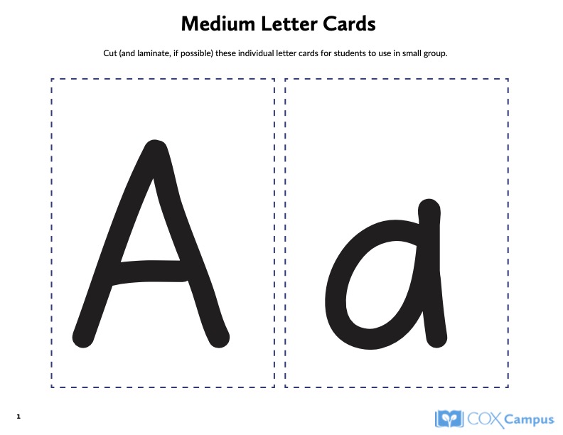 Medium Letter Cards