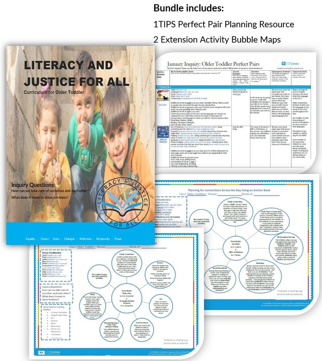 Literacy & Justice Bundle: Kindness (Older Toddlers)