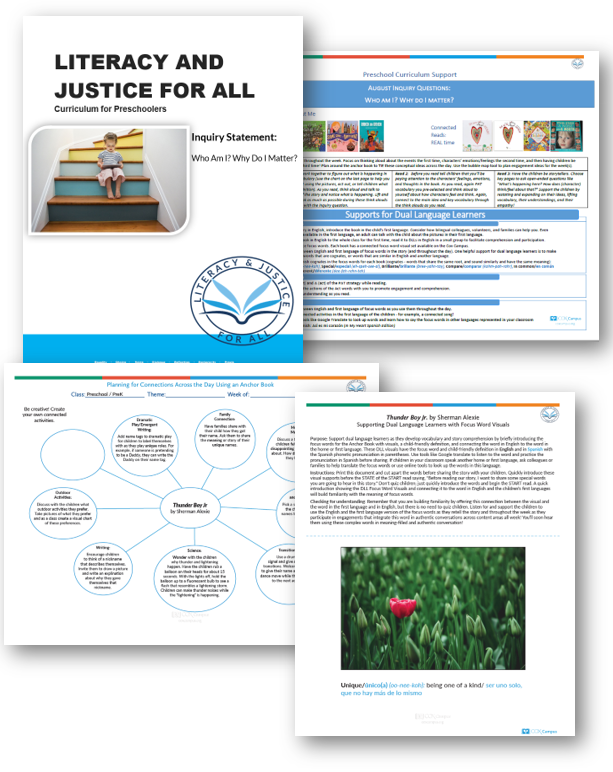 Literacy & Justice Bundle: All About Me (Preschoolers)