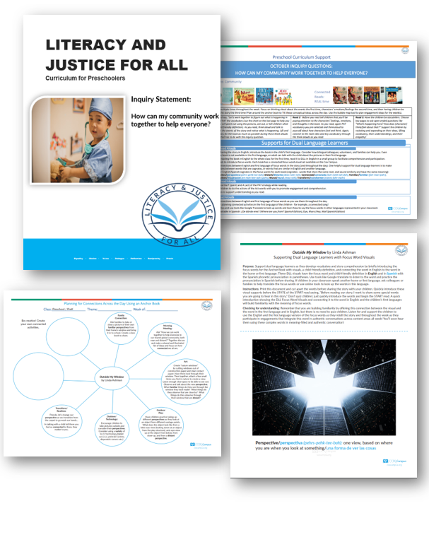 Literacy & Justice Bundle: Community/Community Helpers (Preschoolers)
