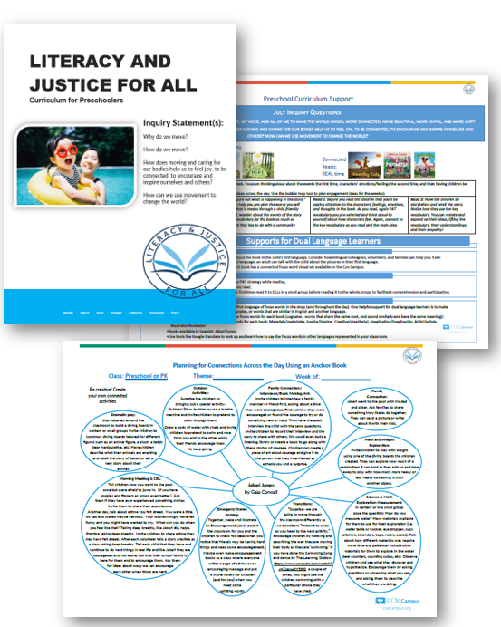Literacy and Justice Bundle: Exercise (Preschoolers)