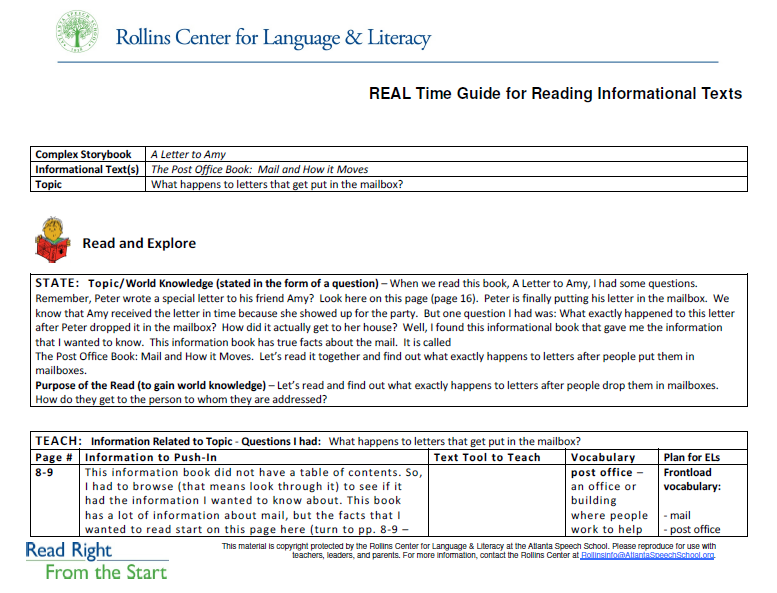 The Post Office Book REAL Time Guide