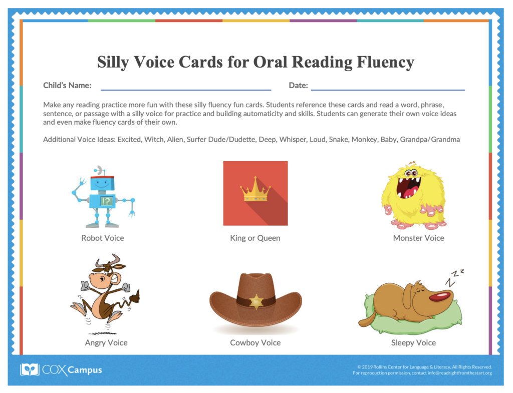 Silly Voice Cards