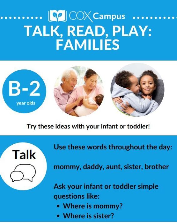 Talk, Read, Play: Families