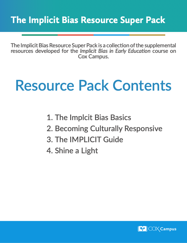 The Implcit Bias Resource Pack