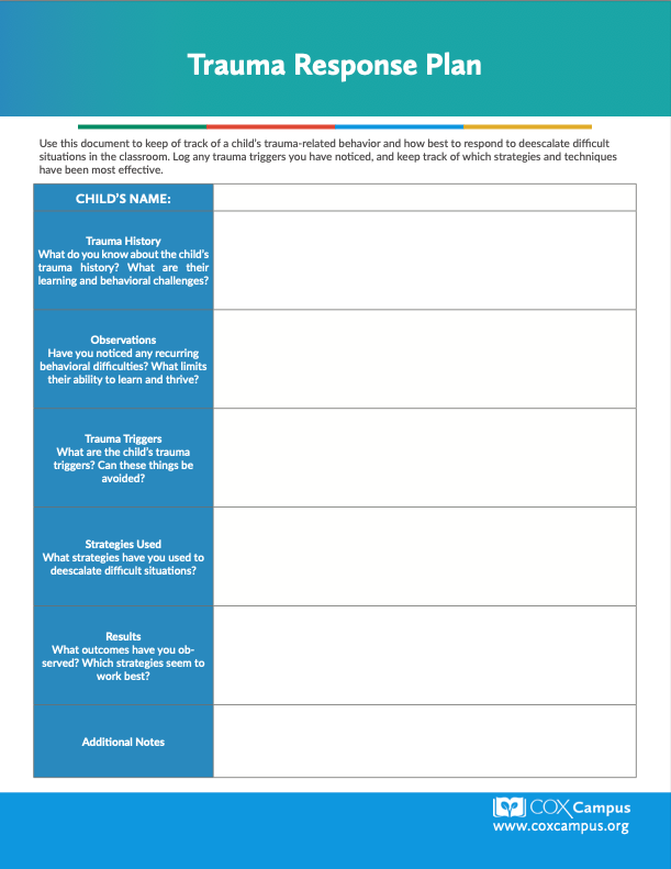 Trauma Response Plan