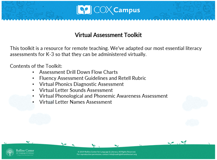 Virtual Assessment Toolkit