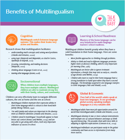 TWMB@Birthing Centers Benefits of Multilingualism
