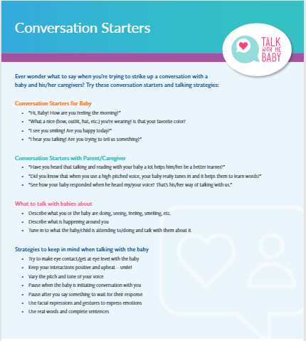 TWMB@Birthing Centers Conversation Starters