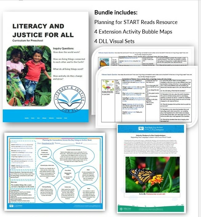 Literacy and Justice Bundle: Living Things (Preschoolers)