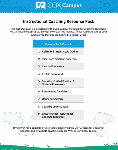 Instructional Coaching Resource Pack