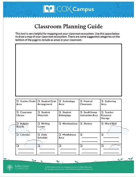 Classroom Planning Guide