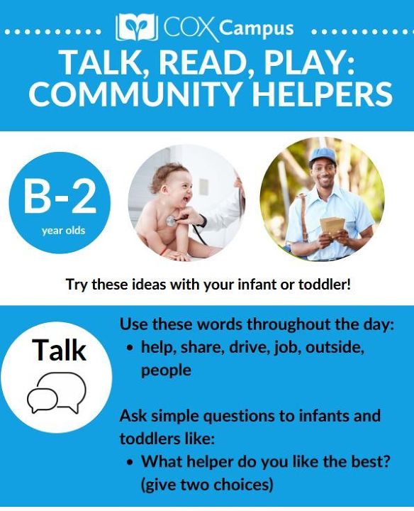 Talk, Read, Play: Community Helpers
