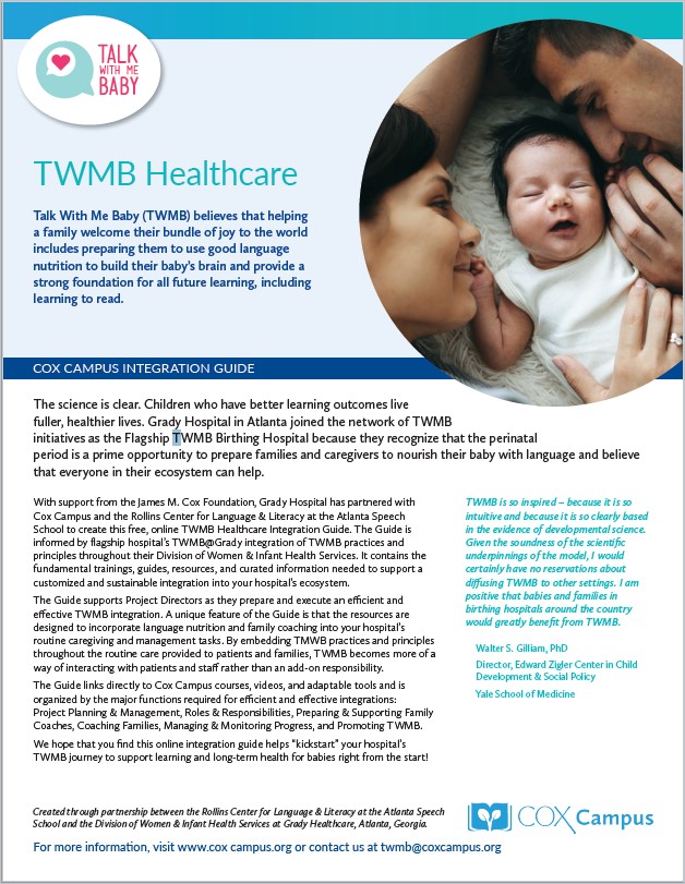 TWMB Healthcare Integration Guide